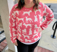 Alashan Cashmere - Dogs Crewneck Sweater
