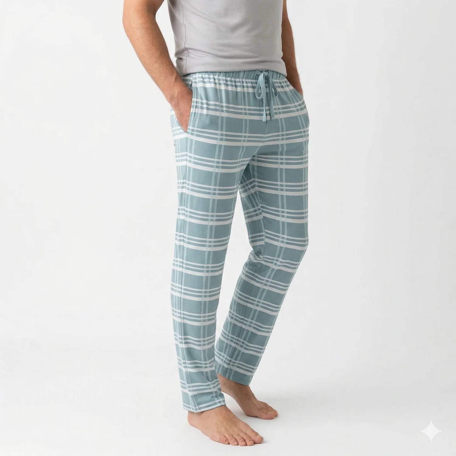 Emerson And Friends - Plaid Relaxed Bamboo Lounge Pajama Pants