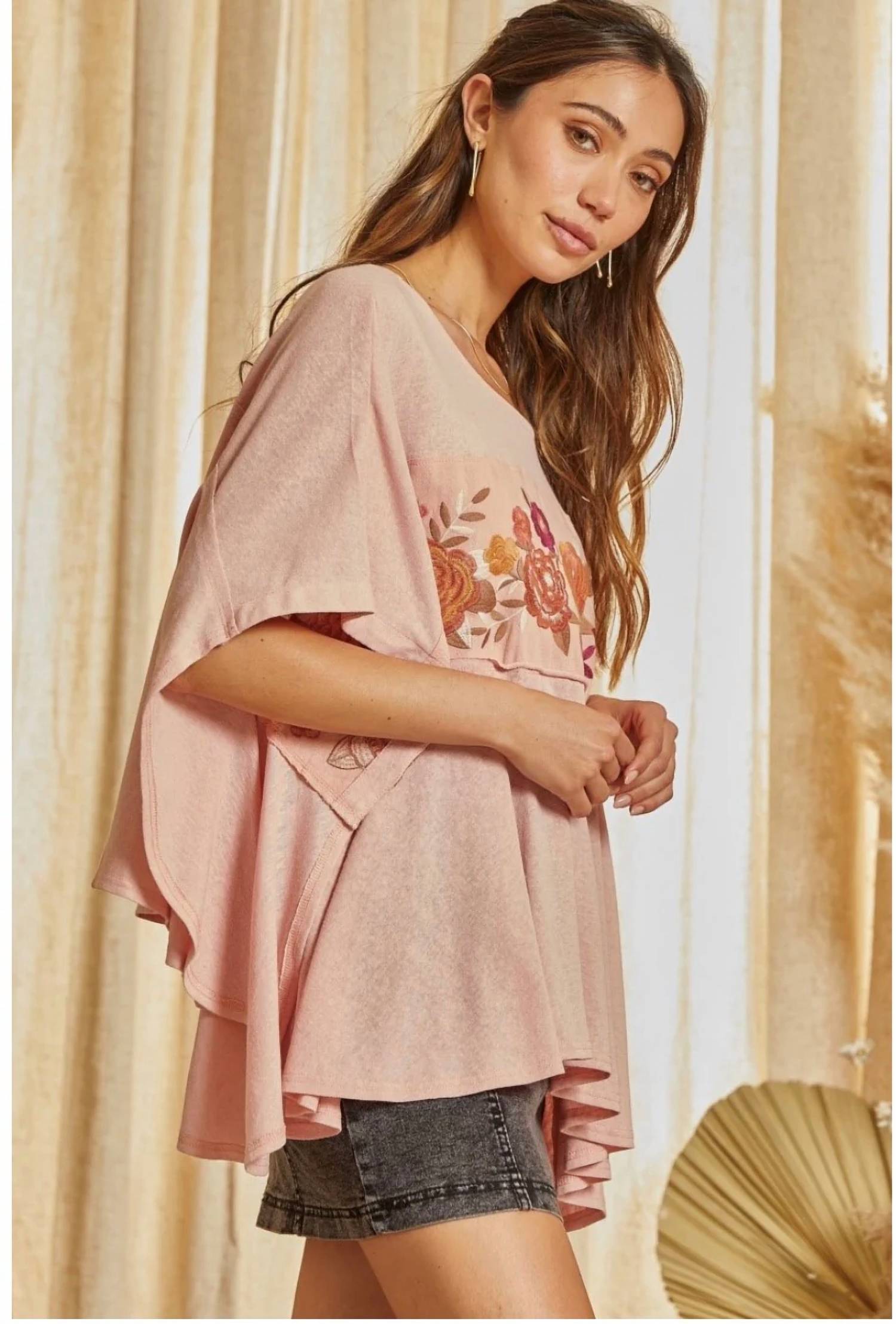 Savannah Jane - Pullin' No Punches Poncho Top