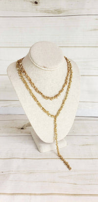 Virtue - Women's Squares Y Drop Necklace