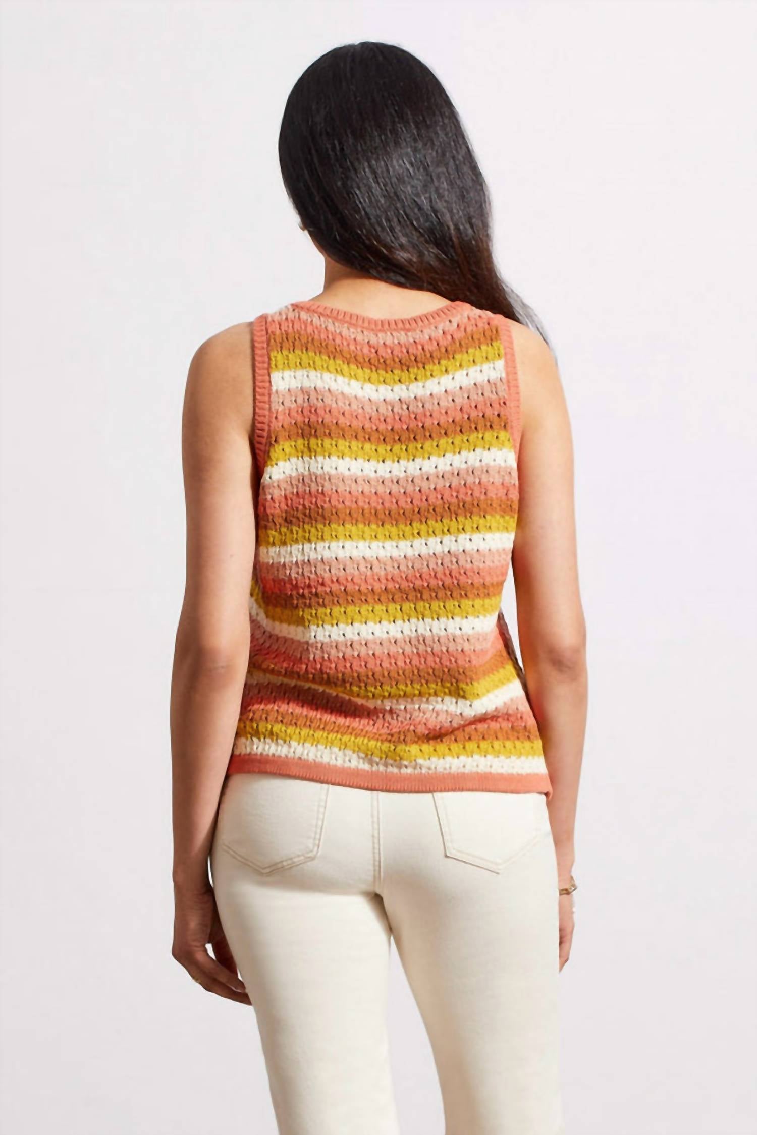 Tribal - Crew Neck Racer Back Sweater