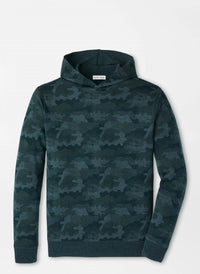 PETER MILLAR Reversible Camo Popover Hoodie in deep verdant - men's shirt - view 4