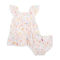 Magnetic Me - Girls Sky's The Limit Dress And Diaper Cover Set