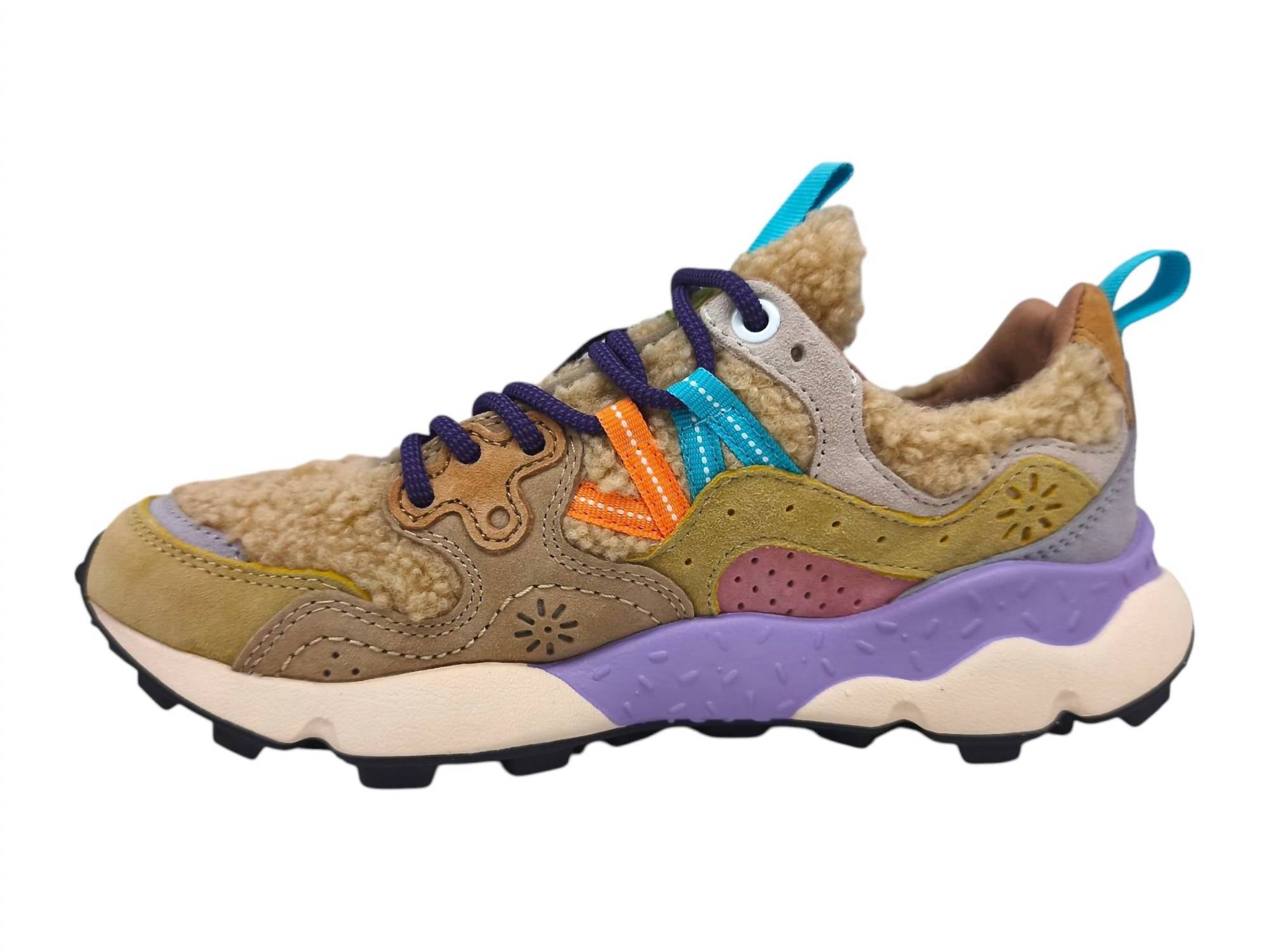 Flower Mountain Women's Yamano Sneakers in beige - women's sneaker - alternate view