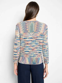 Nic + Zoe - Marissa Mixed Up V-neck Sweater
