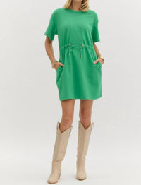 Entro - Drawstring Waist Dress