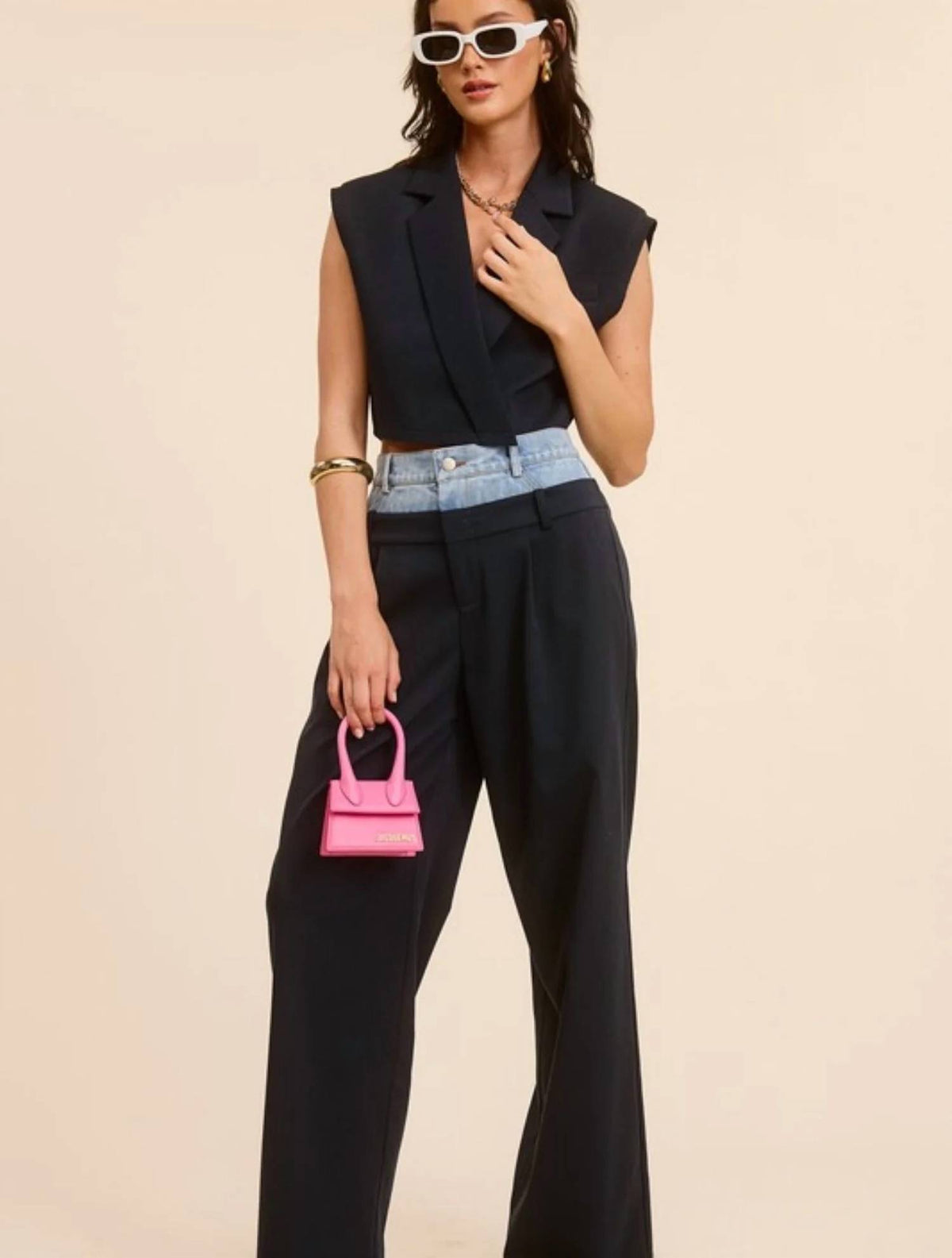 Art & Love Usa - Solid Cropped Vest