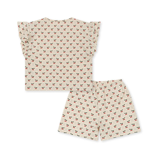 Konges Sløjd - Girls Linen Frill Shorts