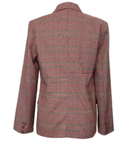 Bb Dakota - Just Checking In Rouge Plaid Blazer