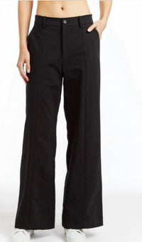 DREW Razi Midas Wide Leg Pant in black - women's pants