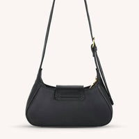 Myra Bag - Women's Graciela Petite Half-moon Vegan Leather Shoulder Bag