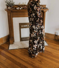 Everly - Long Sleeve Floral Maxi Dress