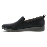 dansko Women's Linley Burnished Calf Slip On Loafer in black - women's shoe - view 5