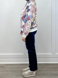 Main Strip - Spring Patchwork Quilted Hoodie