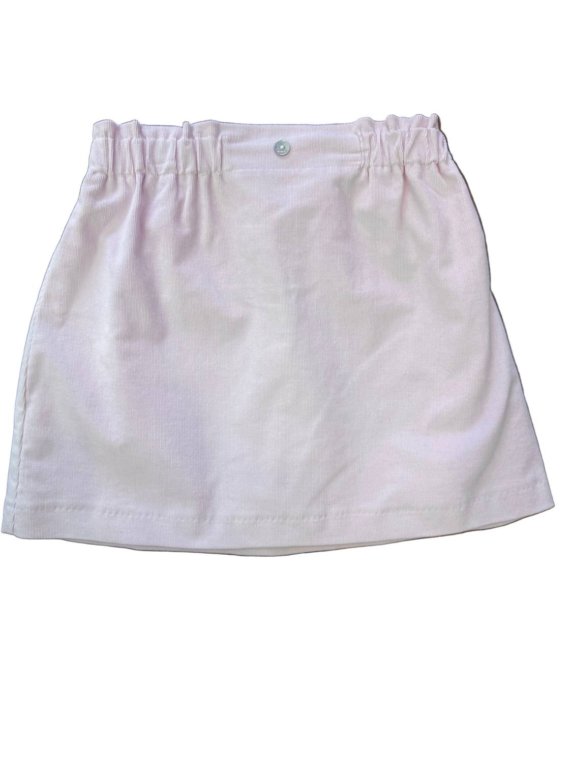 Mi Lucero - Girl's Rosa Bebe Lined Corduroy Skirt