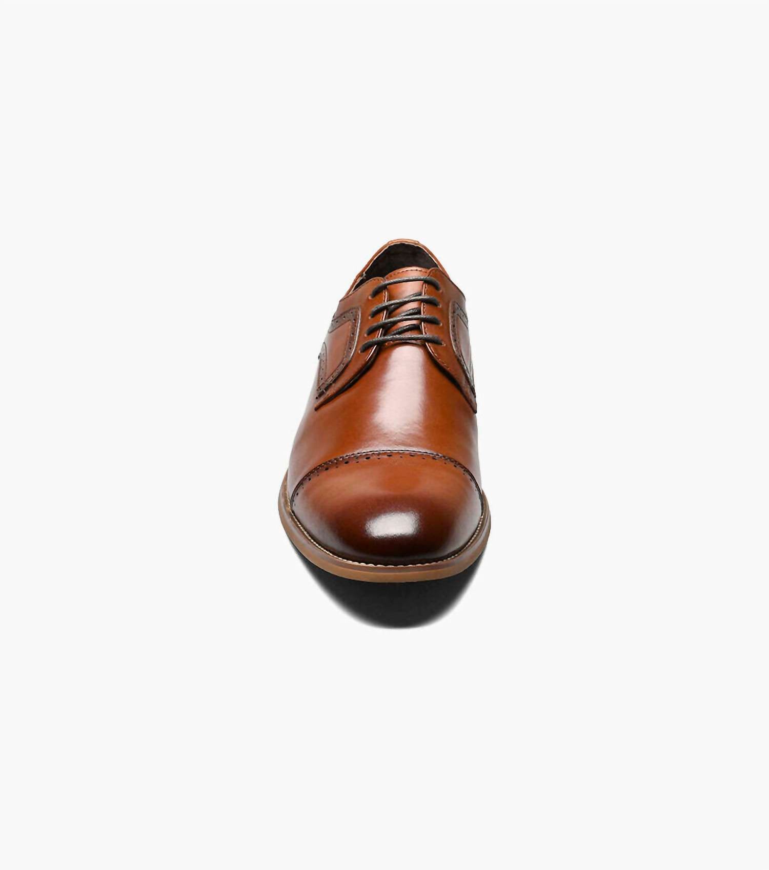 STACY ADAMS Men's Dickinson Cap Toe Oxfords in congnac - men's shoe - view 6