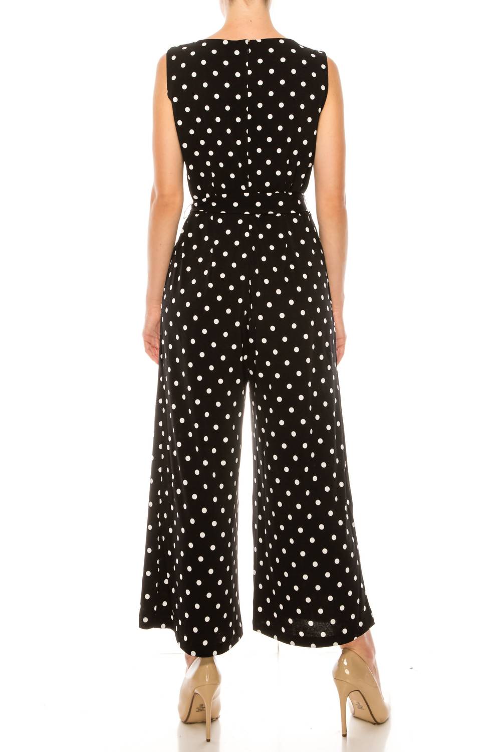 Peter Nygard - Polkadot Sleeveless Jumpsuit
