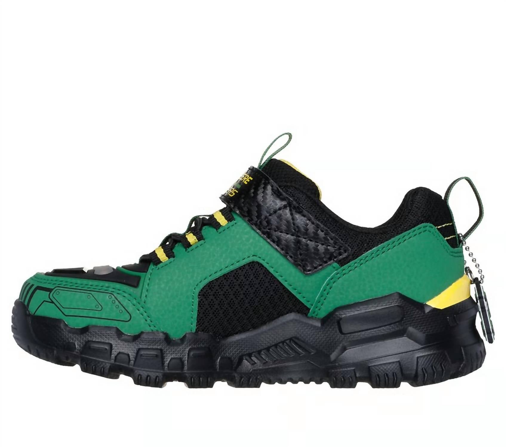 Skechers Boys John Deere Adventure Shoes in green black yellow - kids' sneaker - alternate view