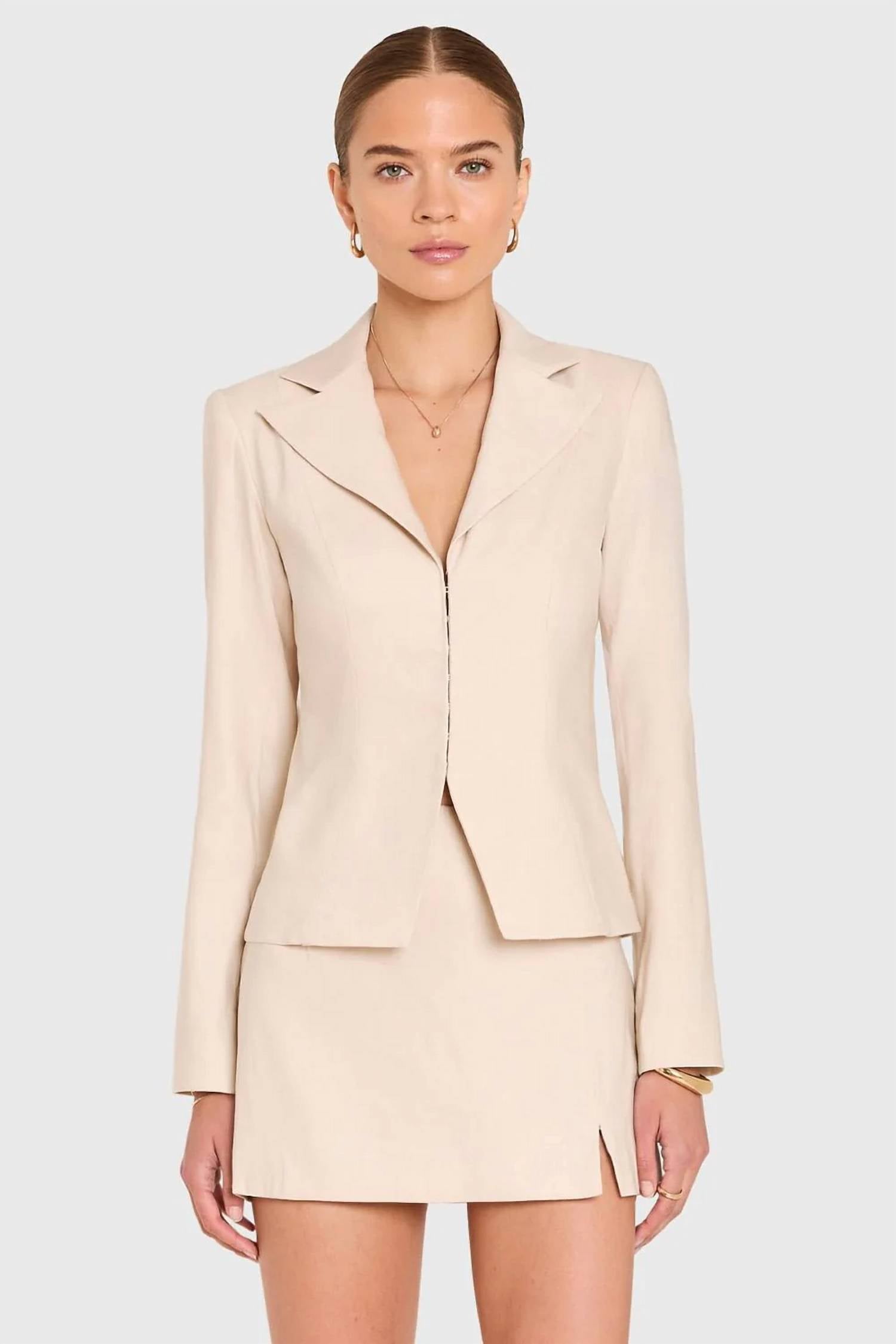 Amanda Uprichard - Alana Tailored Blazer Jacket