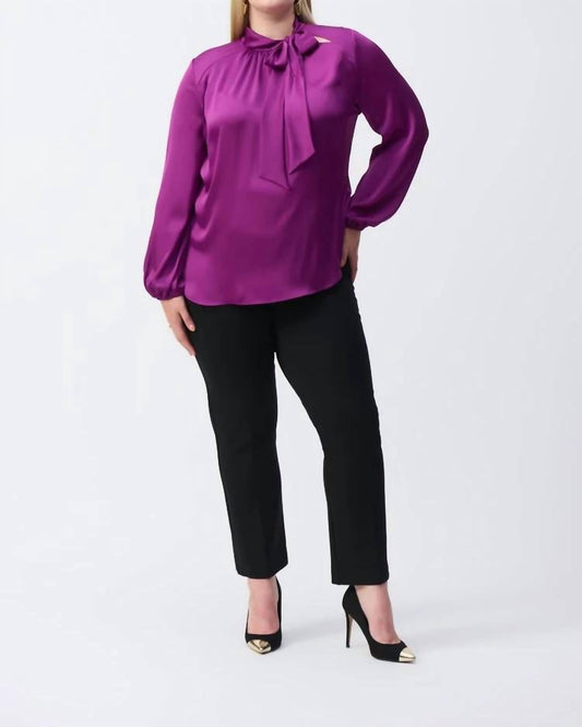 Joseph Ribkoff - Empress With Bow Neckline Top