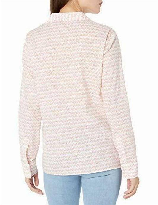 Nydj - Women's Sand Dunes Print Classic Lawn Shirt