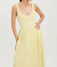 Bardot - Lawrence Scoop Neck Midi Dress