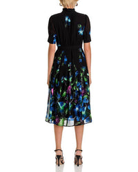 Gracia - Floral Belted Maxi Dress
