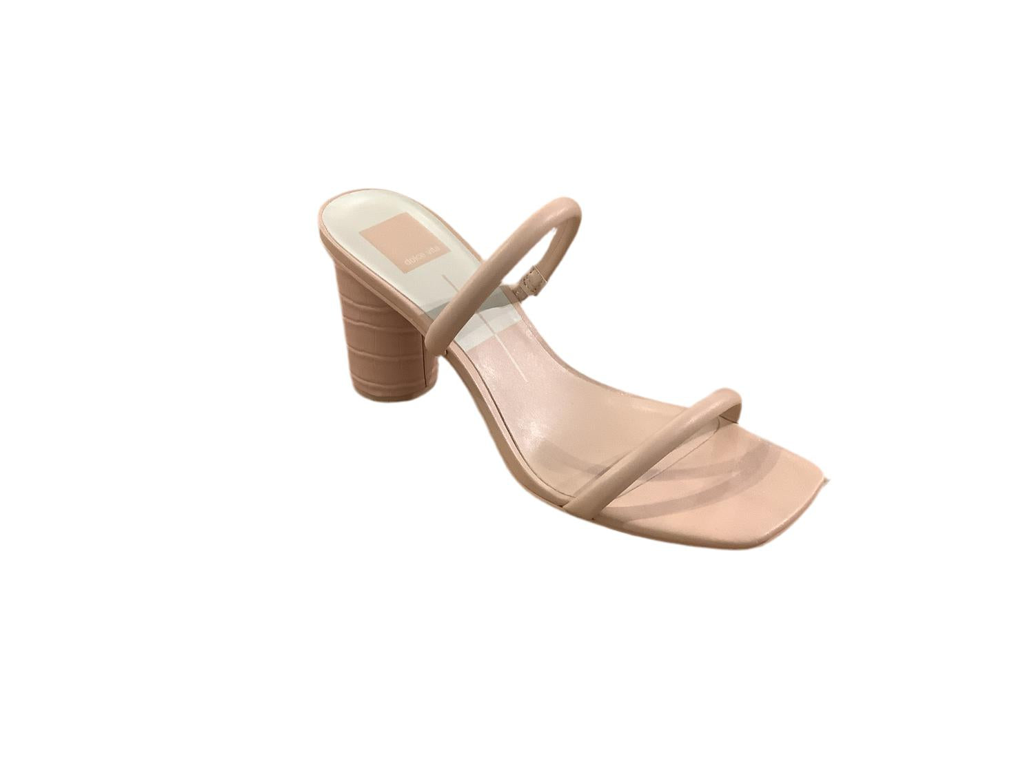 Dolce Vita Women's Noles Slip On Heels in cream stella - women's heels
