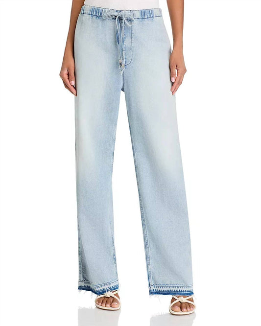 Rag & Bone - Logan Ultra Featherweight Wide Leg Jeans - Kierra