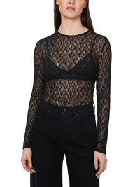 Habitual - Lace Long Sleeve Top