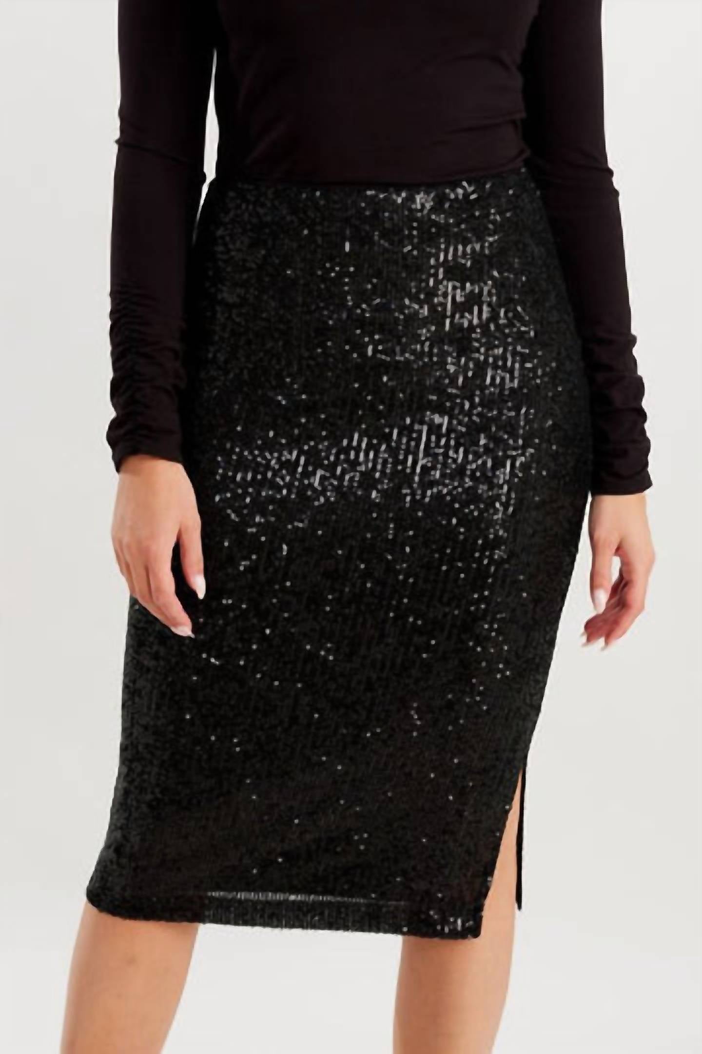 Joseph Ribkoff - Sequin Pencil Skirt