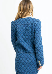 Karlie - Denim Stitch Novelty Jacket