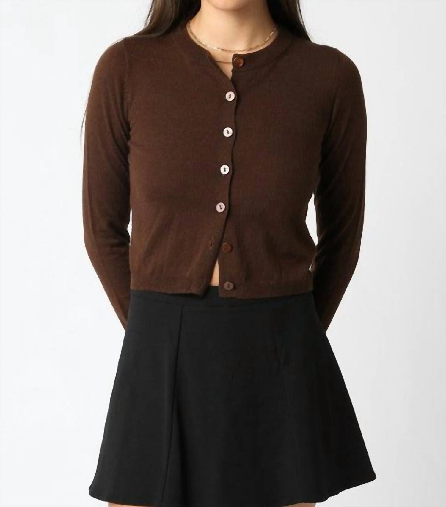 Olivaceous - Rhodes Knit Cardigan