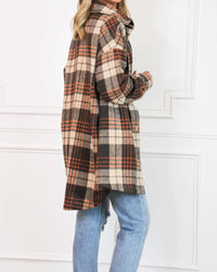Zenana - Look Within Oversized Plaid Shacket
