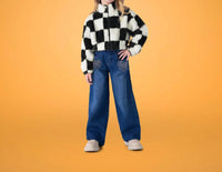 Milon - Girl's Embroidered Pocket Denim
