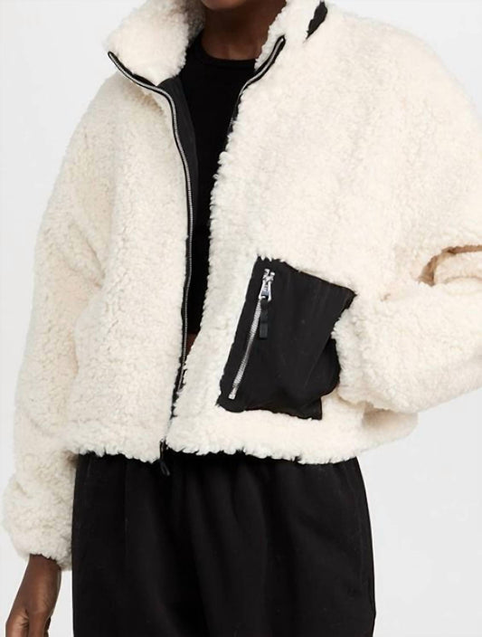 Something Navy - Teddy Patch Pocket Jacket