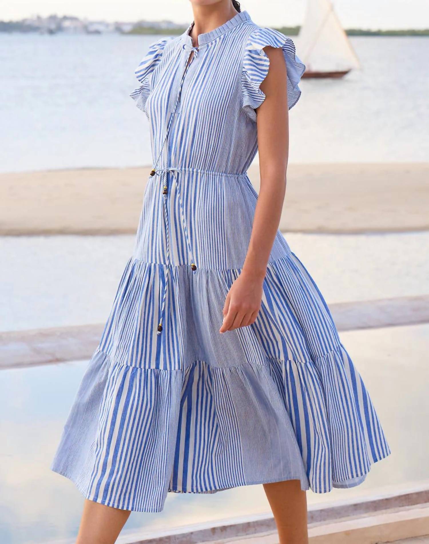 Oliphant - Cinched Flirty Midi Dress