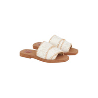 Chloe - Women's Woody Flat Mule