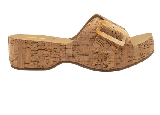 Volatile - Women's Bertha Faux Leather Sandals With Tortoise