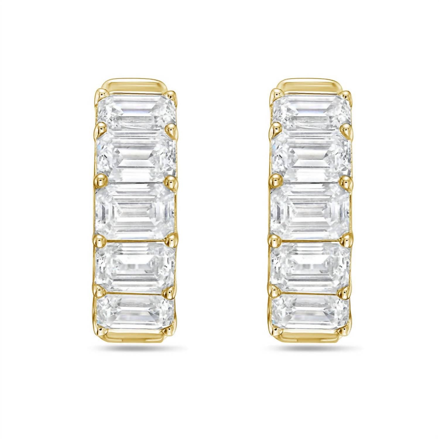 Diana M Jewels - Women's Signature 3 Carat Lab Grown Diamond Jewelry Earrings