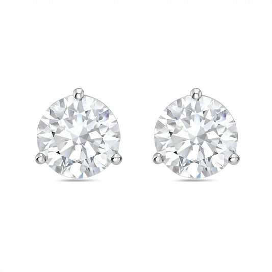 Diana M Jewels - 2.00 Cts Lab Grown Round Diamond Stud Earrings