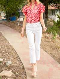Voy - Casey Puff Bubble Sleeve Top