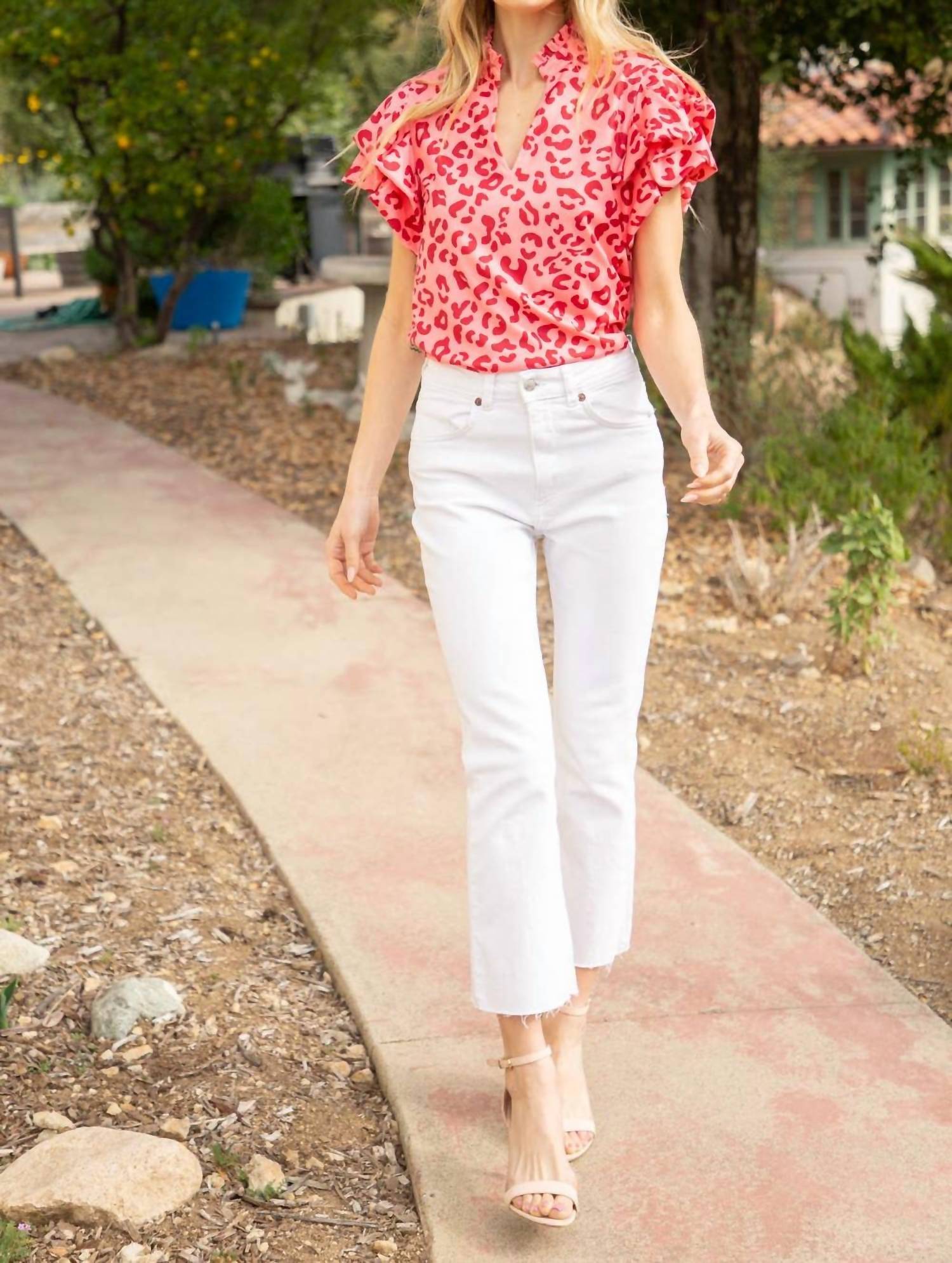 Voy - Casey Puff Bubble Sleeve Top