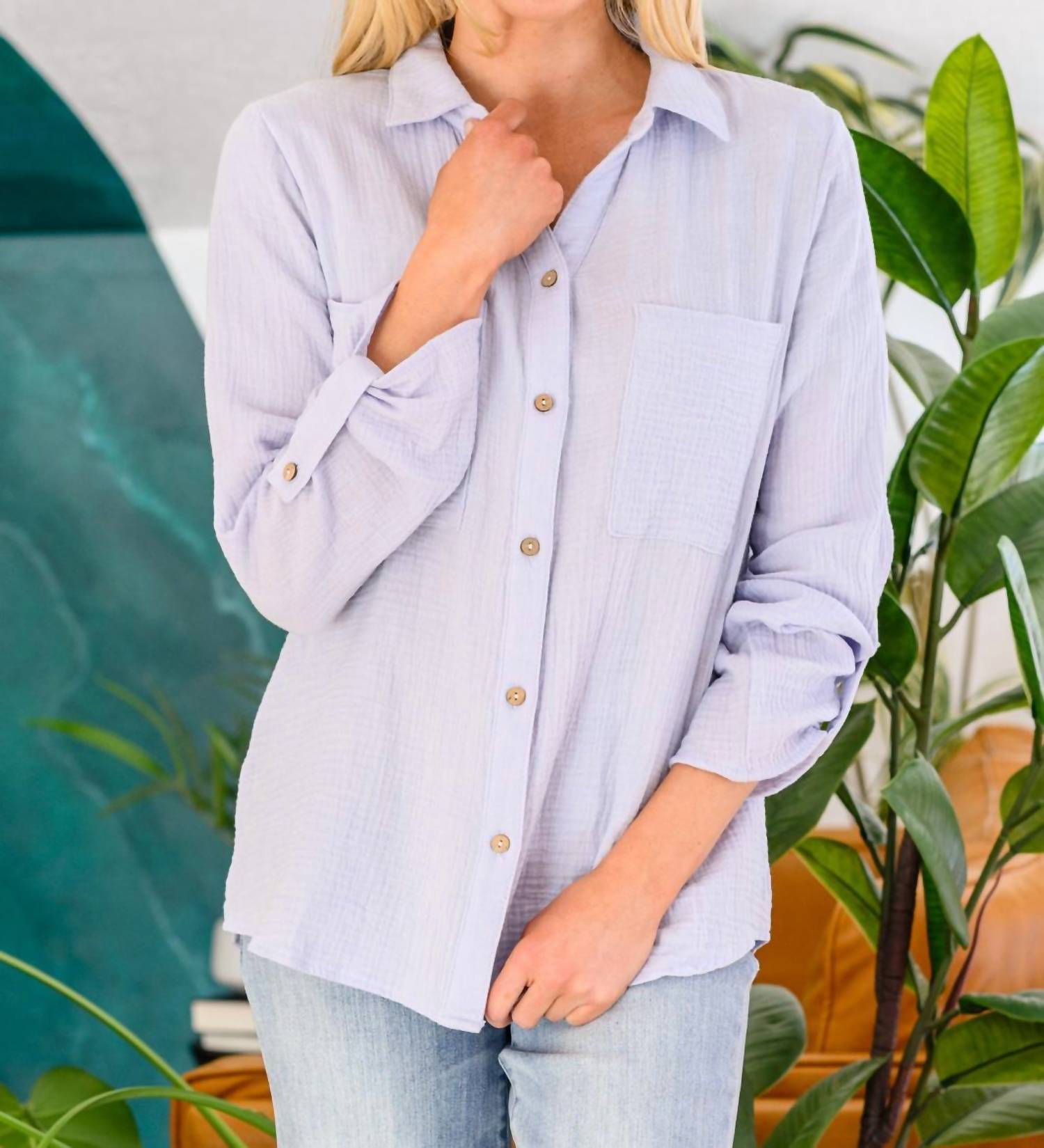 Very J - Skies The Limit Button Up