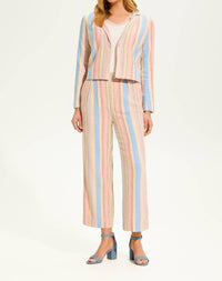 Fdj - Women's Aperol Stripe Crop Trouser