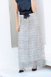 Choklate Paris - Tulle Dotted Maxi Skirt