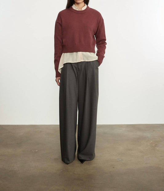 Enza Costa - CHUNKY COTTON CASHMERE SWEATER