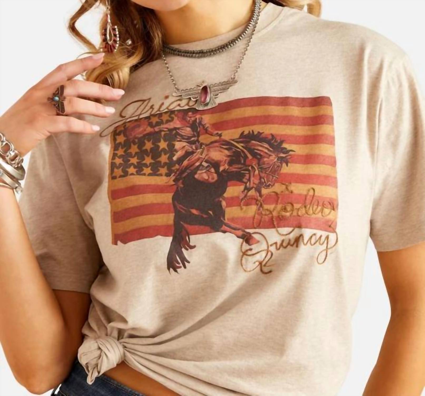 Ariat - Flag Rodeo Quincy Tee