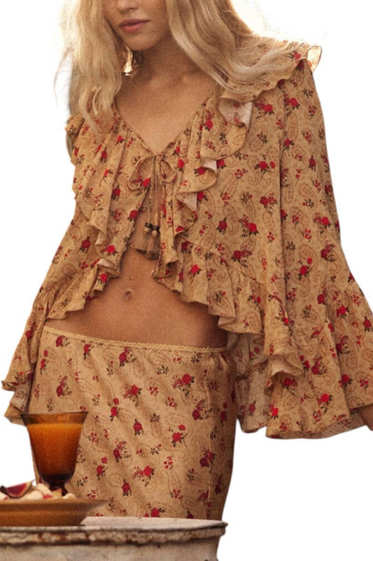 Spell - Fleur Frill Blouse