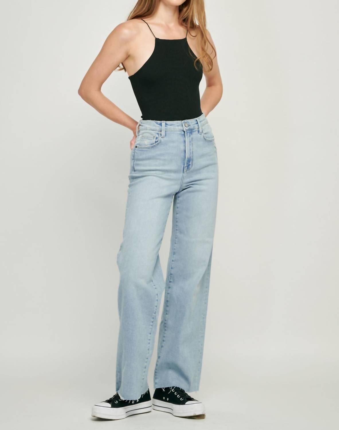 Hidden - Logan High Rise Dad Jean
